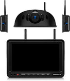 3-Camera Wireless RV Backup Camera System by ZEROXCLUB