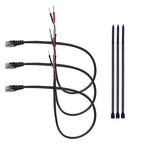 16.5" Radar Detector Hardwire Power Cord Mirror Wire Plug Tap Set by Powercables