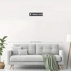 THINKING ROOM Space Metal Tin Street Sign Bar Cafe Garage Cave Home Room Wall - Image 2