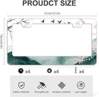 Mountains Cherry Blossom License Plate Frames - Image 4