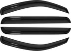 4pc Sun Rain Guards Window Visor Wind Deflector Compatible - Image 3
