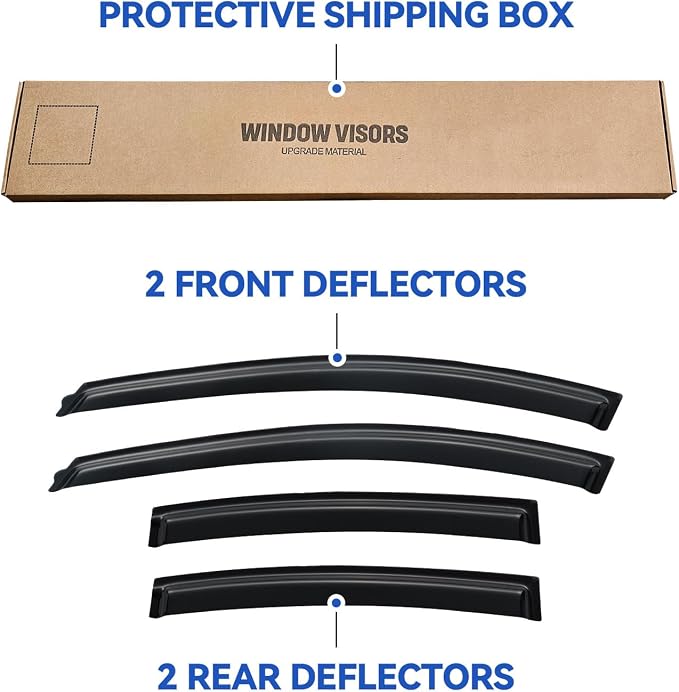 Window Visors Rain Guards Shield - Image 4