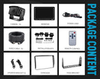 Fookoo Ⅱ HD 1080P 9" Wired Backup Camera System, 9-inch DVR Dual Split Screen - Image 8