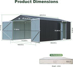 Outdoor Storage Shed 20x13 FT, Sheds & Outdoor Storage Clearance - Image 7