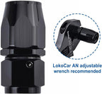LokoCar 10AN Hose End Fitting 0° Straight Swivel - Image 5
