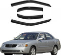 4pc Sun Rain Guards Window Visor Wind Deflector Compatible by GLDIFA