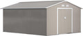Outsunny 11' x 13' Outdoor Storage Shed, Garden Tool Metal Shed by Outsunny