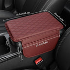 Memory Cotton Leather Car Armrest Box Pad, 2025 New Universal Style Memory - Image 5