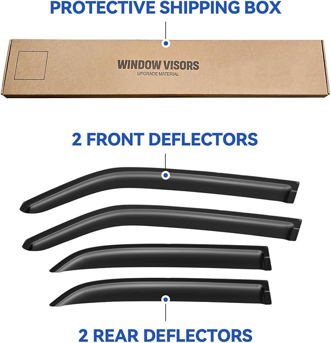 Window Visors Rain Guards Shield - Image 5