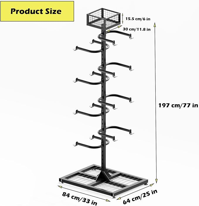Scooter Storage for Multiple Scooters, Scooter Rack Garage Holder for 8 - Image 2