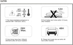 4pc Sun Rain Guards Window Visor Wind Deflector Compatible - Image 7