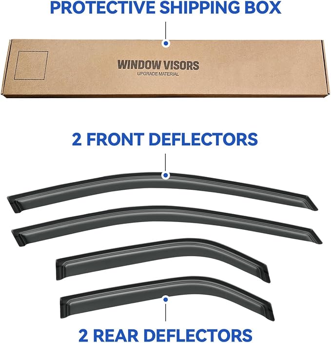 Window Visors Rain Guards Shield - Image 5