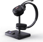 Yealink WH62 Dual Teams DECT Wireless Headset 525 ft Range, Work Headphones by RedefineYourWorkplace