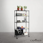 CAPHAUS 3/4/5-Tier Adjustable Height Wire Shelving Unit, Wire Rack Shelving - Image 8