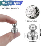 10Pack Fridge Magnet, Push Pin, Strong Rare Earth Magnets - Image 2