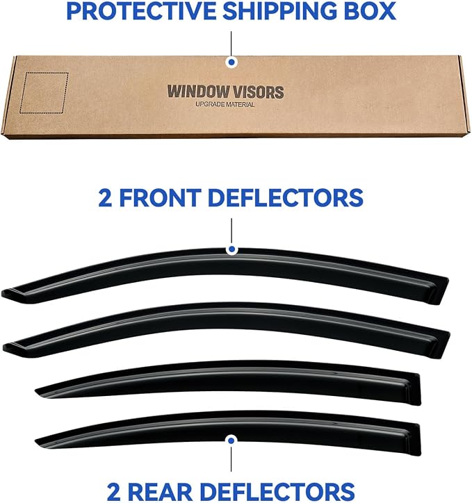 Window Visors Rain Guards Shield - Image 5