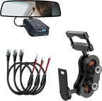 Radar Detector Mount, Rearview Mirror Rod Radar Mounting Bracket+Rearview by SDSACZMU