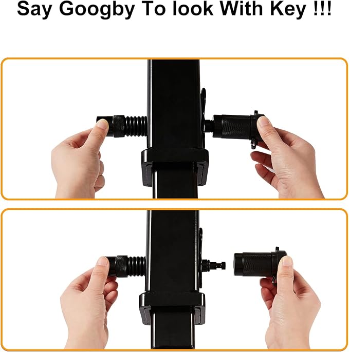 Trailer Hitch Lock Set, Solid Locking Hitch Pin - Image 4