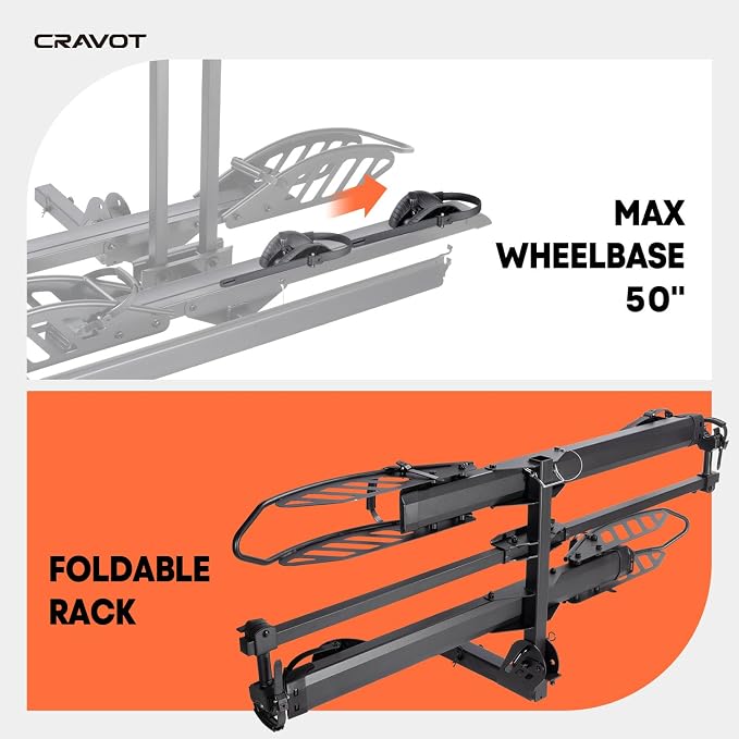 CyberRack E2 Hitch 2 EBike Rack - Image 5