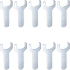 HARFINGTON 10pcs Small Wrench 22x70x2mm Metric U-Shaped Single Open Ended by HARFINGTON