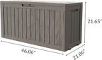 90 Gallon Lockable Resin Deck Box - Image 2