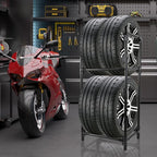 Hershii Tire Storage Rack Standing Garage Storage Shelf Organizer - Image 2