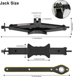 IMAYCC Scissor Lift Jack, Compact Car Jack Kit - Image 5