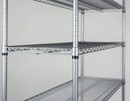 Omega 21" Deep x 30" Wide x 80" High 3 Tier Gray Starter Shelving Unit - Image 3