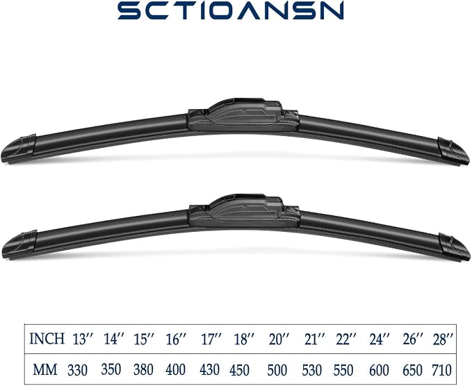 3Pcs Windshield Wiper Blades for Cadillac XT5 2017 2018 2019 2020 2021 2022 2023 - Image 4