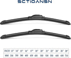 3Pcs Windshield Wiper Blades for Cadillac XT5 2017 2018 2019 2020 2021 2022 2023 - Image 4