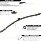AUTOBOO 24"+20" Windshield Wipers - Image 2