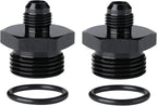 6AN Male Flare to 12AN ORB O-ring Boss Fuel Pump Rail Adapter Fitting Aluminum by Podavelle