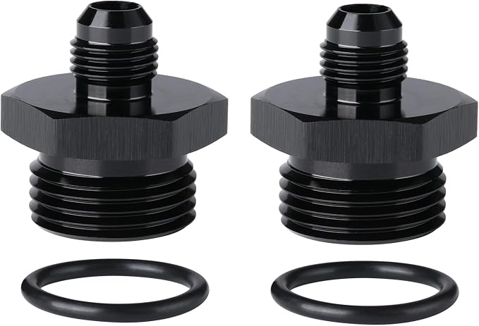 6AN Male Flare to 12AN ORB O-ring Boss Fuel Pump Rail Adapter Fitting Aluminum by Podavelle