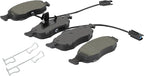 Premium Semi-Metallic Front Brake Pads Compatible - Image 2