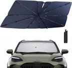 Windshield Sun Shade Umbrella for 2021-2025 Toyota Yaris Accessories: Custom by HIMUMOY