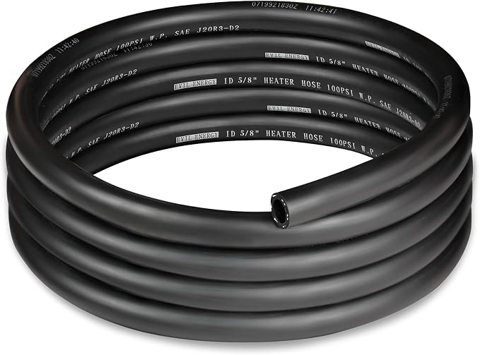 EVIL ENERGY 5/8" Heater Hose Coolant Radiator Straight 100PSI SAE 20R3 10FT by EVILENERGY
