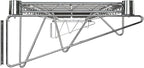 14" x 60" Chrome Wire Wall Mount Shelf - Image 4
