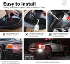 Xprite White Red LED Hideaway Strobe Lights Kit, 20 Flashing Patterns w/Control - Image 6