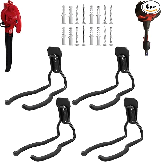 JuforminWeedeater Hanger, String Trimmer Hanger, Weed Eater Rack, Garage Wall by Juformin