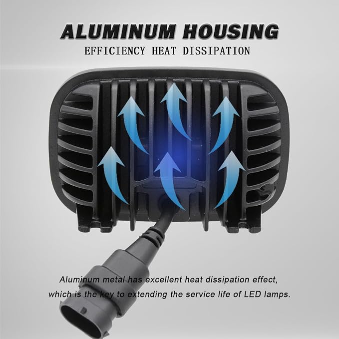 LED Work Light Flood Beam Compatible - Image 3