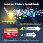 GIGASTONE 512GB Micro SD Card, 4K Camera Pro, A2 V30 - Image 5