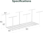 SunsGrove 3x8 Garage Storage Overhead Rack Organization, Adjustable Ceiling - Image 3