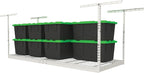 MonsterRax Overhead Garage Storage Racks 3x8’ Ceiling Mounted Shelving - Image 2