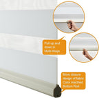 Persilux Cordless Zebra Blinds for Indoor Windows, Free-Stop Zebra Blinds - Image 2