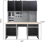 JZD Metal Garage Cabinet Combo Set - Image 2