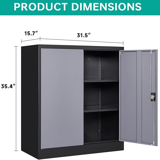 SISESOL Small Metal Cabinet - Image 3
