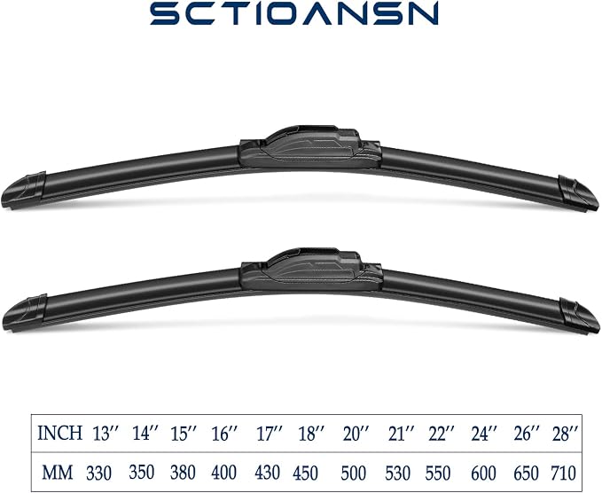 3 Wipers Set for 2016 2017 2018 2019 2020 2021 2022 Honda HRV HR-V, Windshield - Image 3