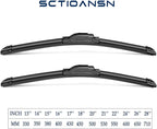 3 Wipers Set for Subaru Forester 2009-2013, 2005-2009 Subaru Legacy Outback - Image 3