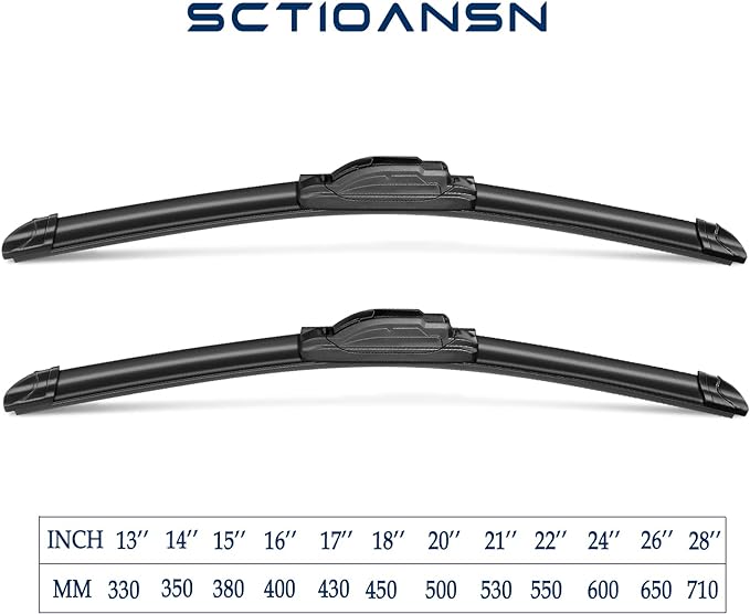 3 Wipers Set for Subaru Forester 2009-2013, 2005-2009 Subaru Legacy Outback - Image 3