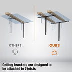 Kojem 3x6 Overhead Garage Storage Rack Adjustable Ceiling Garage Organization - Image 5